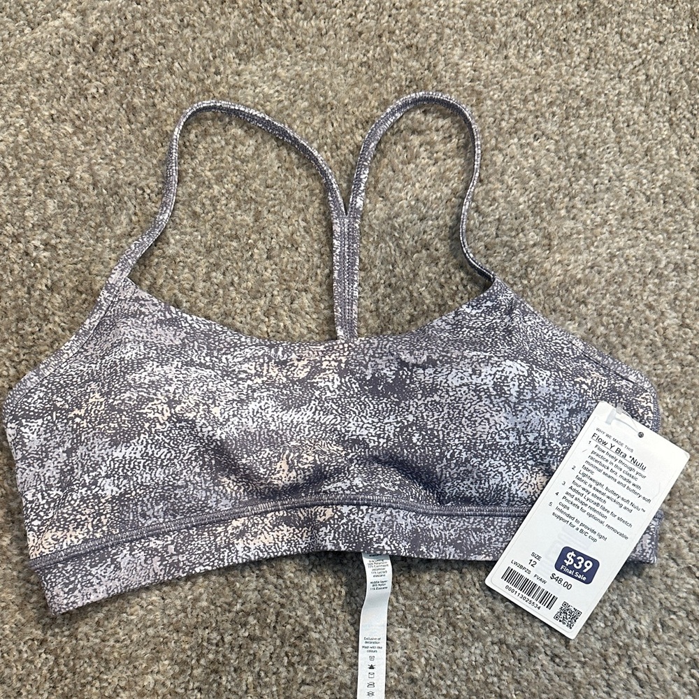 Lululemon Athletica Patterned Sports Bra